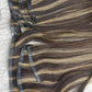 Piano bone straight Human hair seamless Clip in - color 2/22
