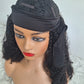 Ready to ship: Neya band wig Jet black