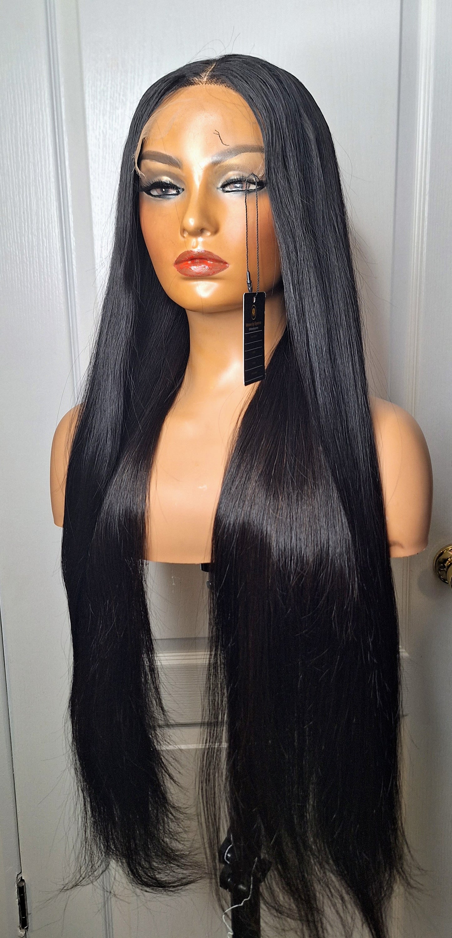 Natural color straight Wig - Donor hair