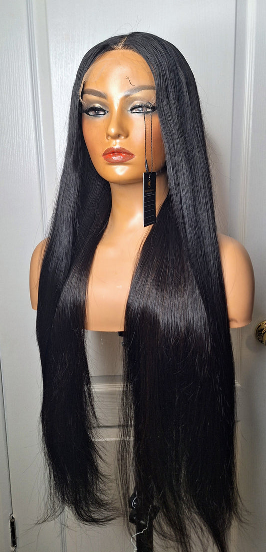 Ready to ship: Natural color straight Wig - Donor hair