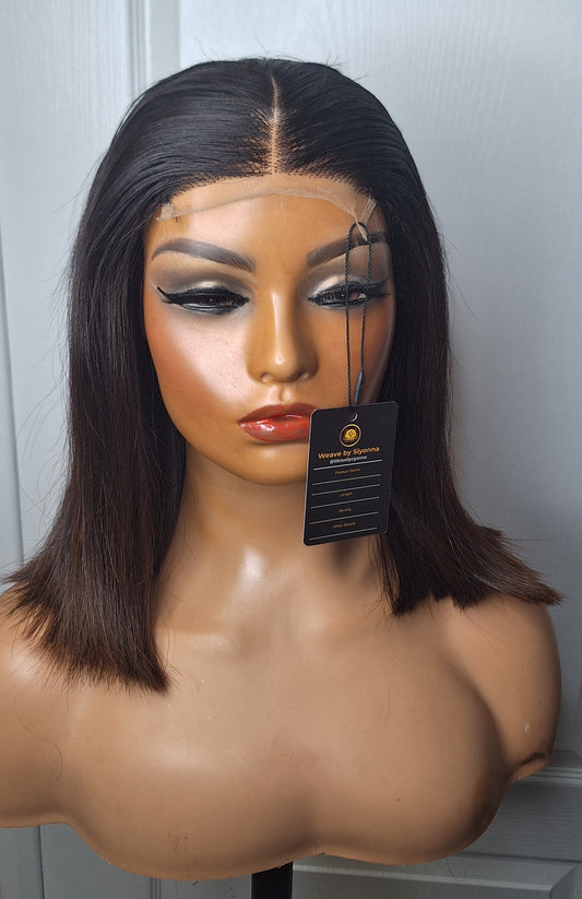 Natural color bob Wig - Donor hair