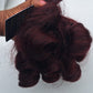 Burgundy Bouncy Donor hair bundle