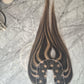 Straight U lace topper  - Donor Hair color 1B/28