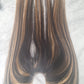 Straight U lace topper  - Donor Hair color 1B/28