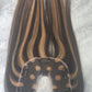 Straight U lace topper  - Donor Hair color 1B/28