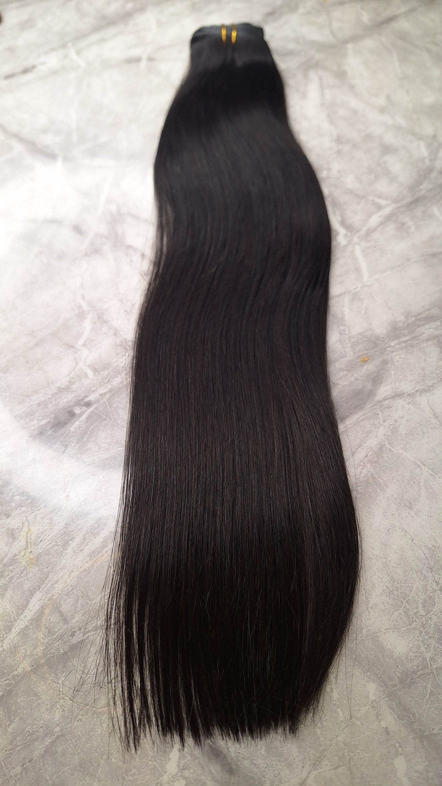 Straight clip-in set-Natural color