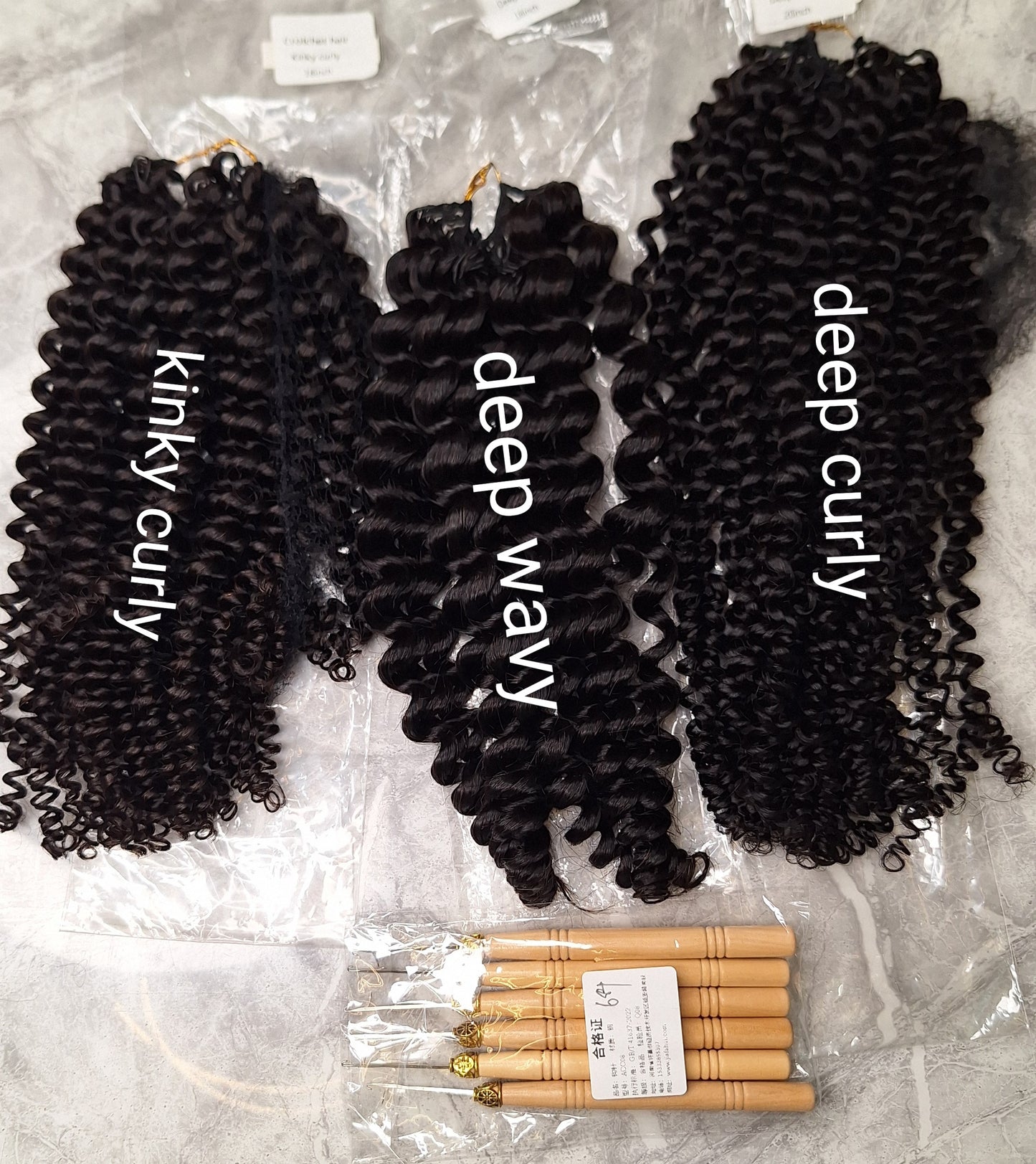 Feather extension 60g 50pairs crotchet braids miracle knots