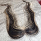 Straight mini topper  - Donor Hair 1B/18