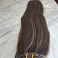 Injection clip in bone straight Human hair  - color 2/18