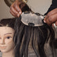 Straight Fringe topper  - Donor Hair color 1B/28