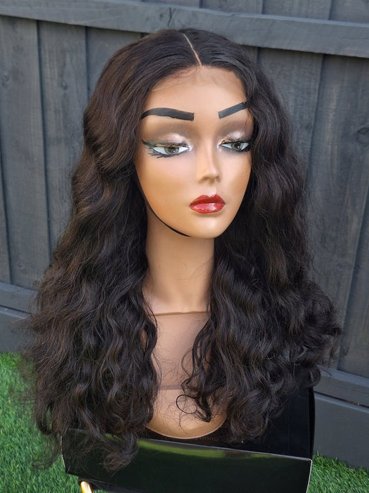 Wild wavy closure Wig