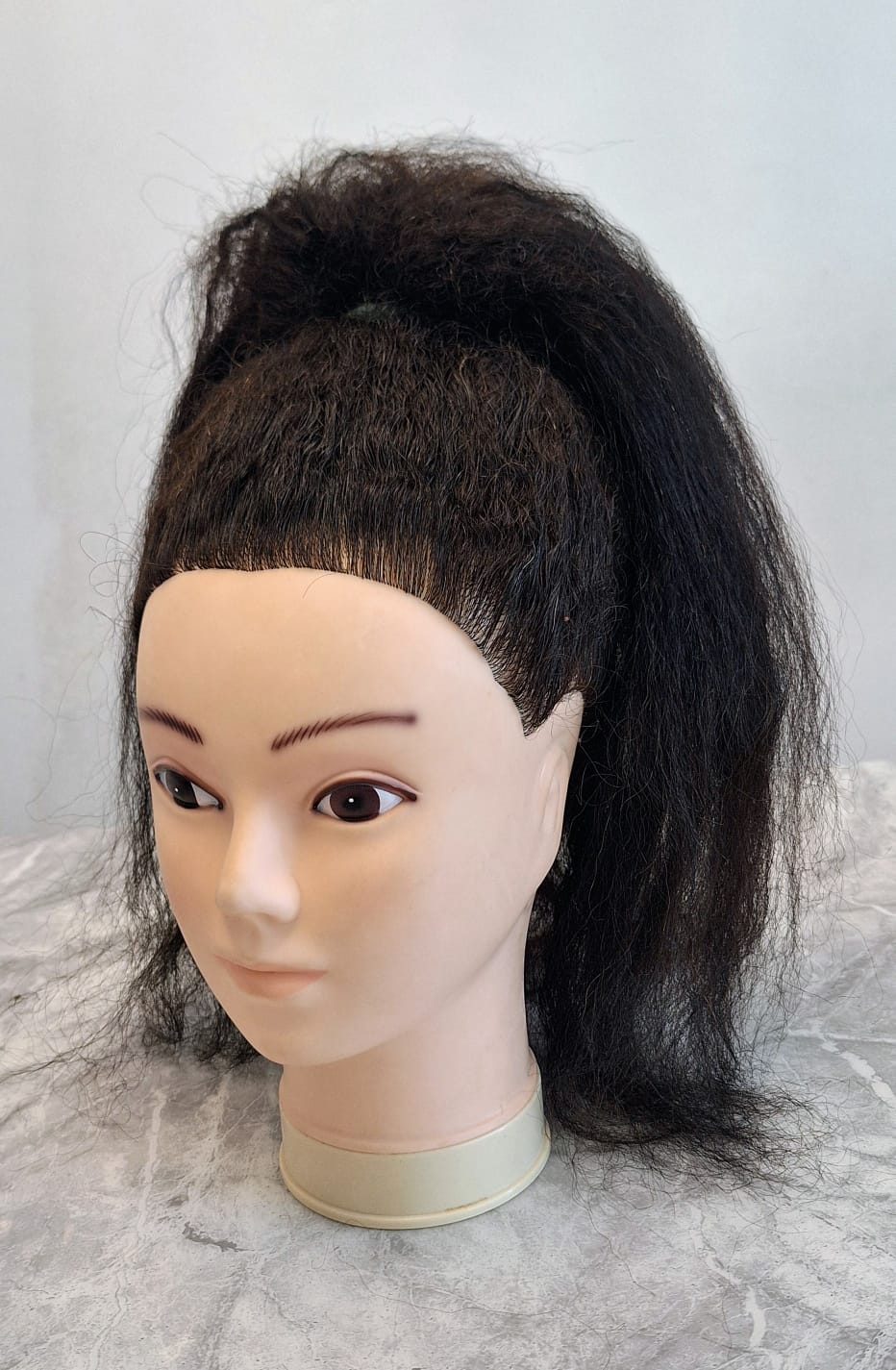 Kinky straight invisible clip in   - natural color 1b