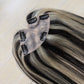 Straight Fringe topper  - Donor Hair color 1B/28
