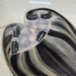 Straight side part topper  - Donor Hair color 1B/28