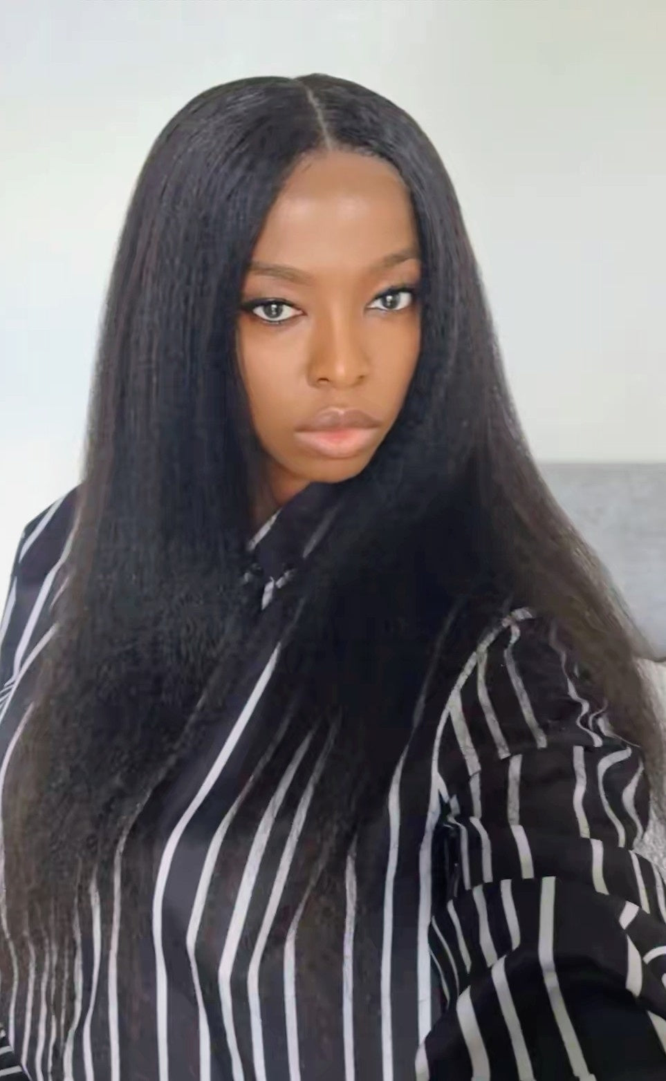 Kinky straigh clip-in set-Natural color