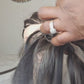 Straight Fringe topper  - Donor Hair color 1B/28