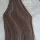 Injection clip in bone straight Human hair  - color 2/18