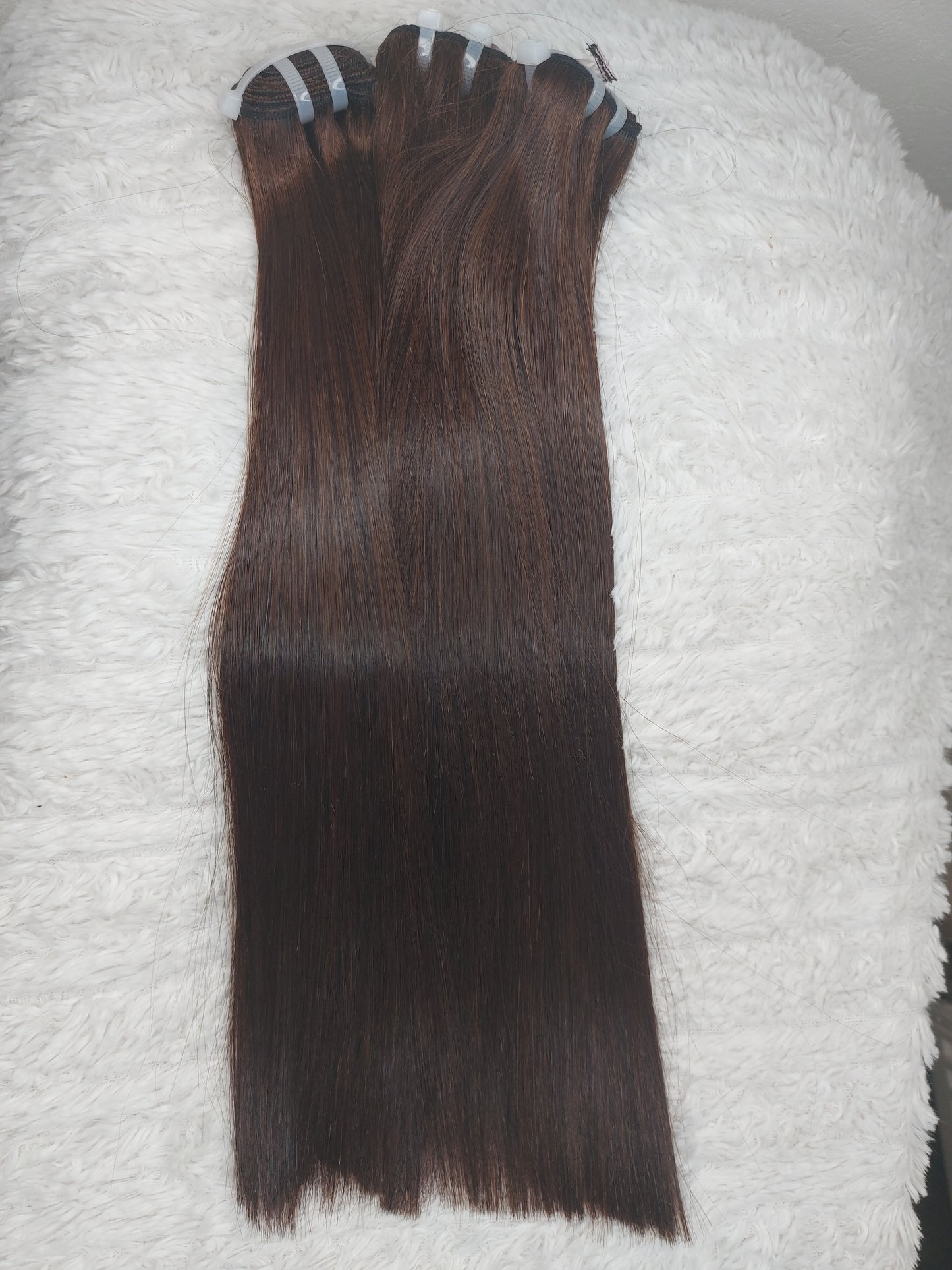 Ready to ship: Chocolate brown Human hair bundles