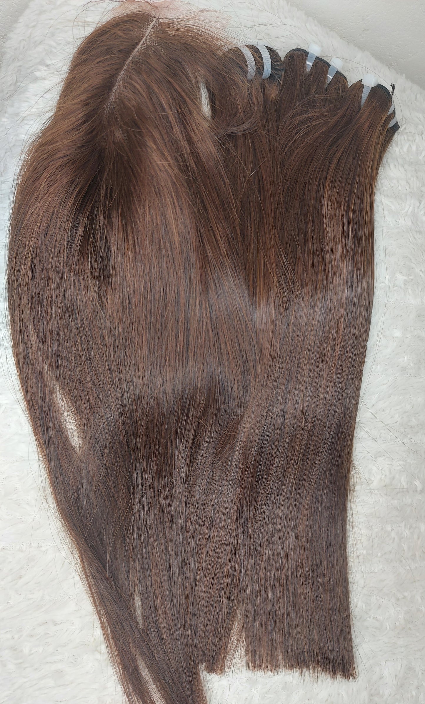 Ready to ship: Chocolate brown Human hair bundles