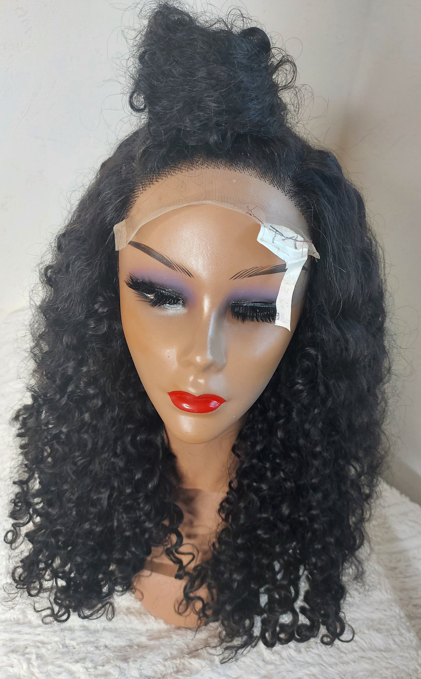 Jerry Curl Human Hair   Wig