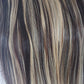 Piano bone straight Human hair Clip in - color 2/613