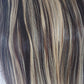 Piano bone straight Human hair Clip in - color 2/22