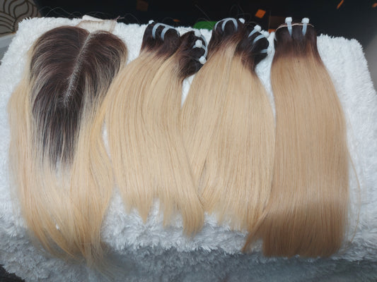 Brown on Blonde lace unit