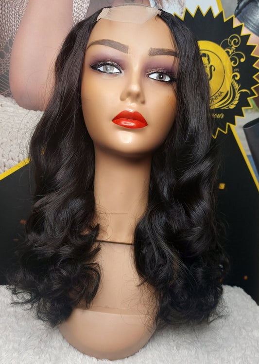 Bodywave U part Human Hair wig