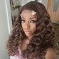 Ready to ship: Chocolate and brown piano closure Wig