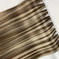 Piano bone straight Donor hair Tape in - color 4/613
