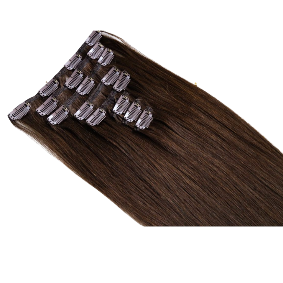 Straight hair Clip in - Natural color